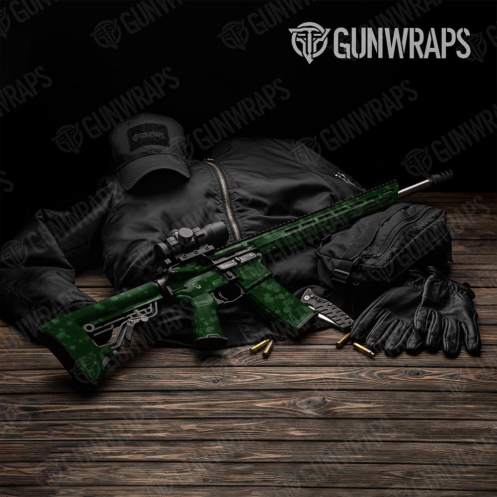 AR 15 Paintball Elite Green Gun Skin Vinyl Wrap