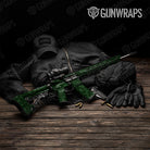 AR 15 Paintball Elite Green Gun Skin Vinyl Wrap