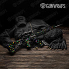 AR 15 Paintball Mardi Gras Gun Skin Vinyl Wrap