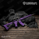 AR-15 Realtree Fishing Purple Camo Gun Skin Vinyl Wrap