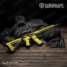 AR-15 Realtree Fishing Yellow Camo Gun Skin Vinyl Wrap