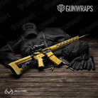 AR 15 Realtree WAV3 Sunflower Camo Gun Skin Vinyl Wrap