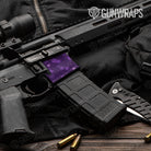 AR 15 Mag Well Paintball Elite Purple Gun Skin Vinyl Wrap