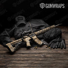 Woodgrain Amsterdam Gun Skin Vinyl Wrap