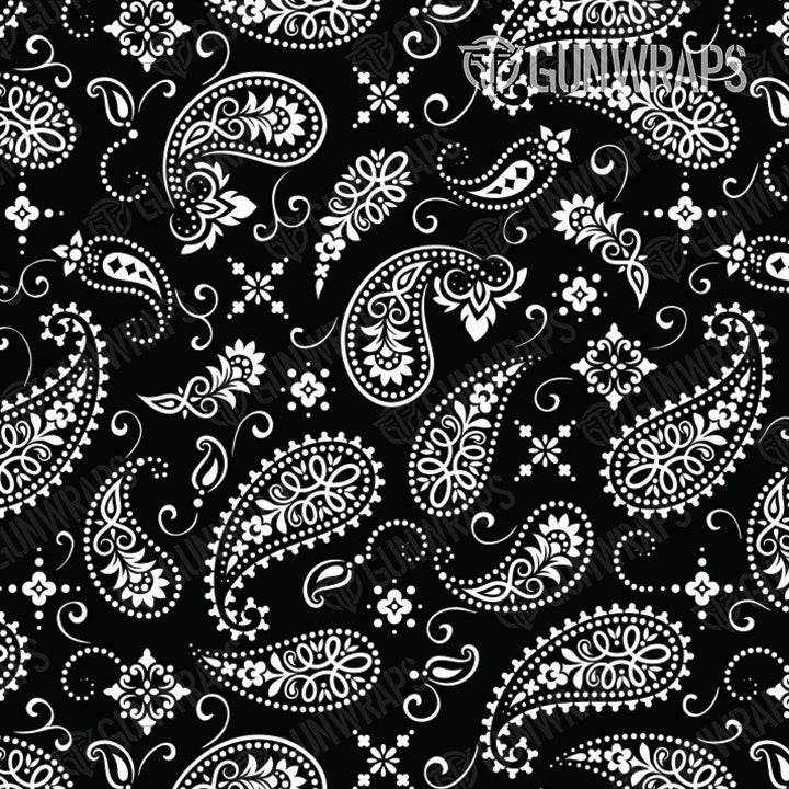 Universal Sheet Bandana Black & White Gun Skin Pattern