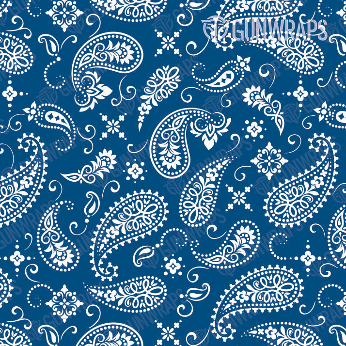 Thermacell Bandana Blue & White Gear Skin Pattern