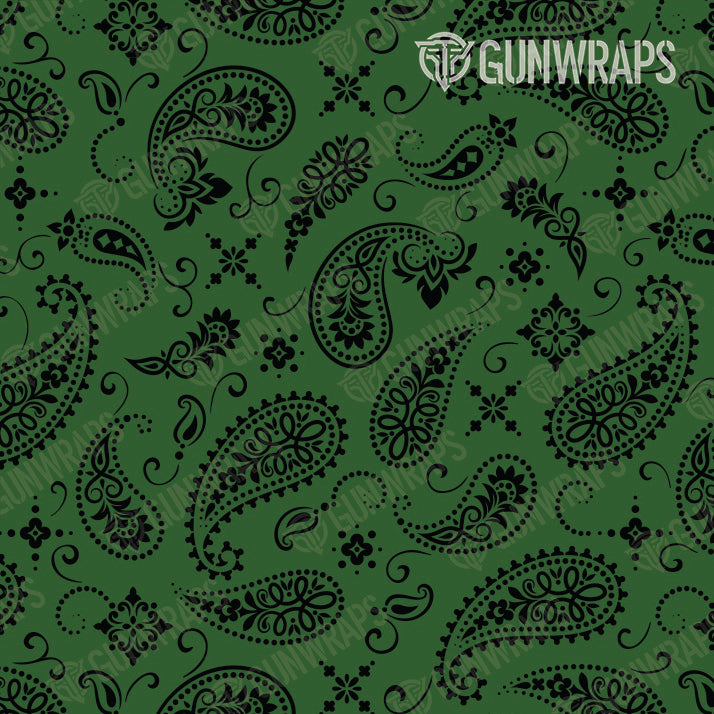 Binocular Bandana Green & Black Gear Skin Pattern