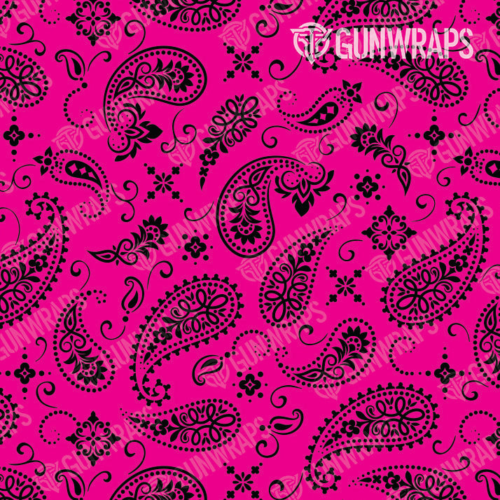 Bandana Magenta Black Knife Gear Skin Vinyl Wrap