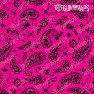 AK 47 Mag Bandana Magenta & Black Gun Skin Pattern