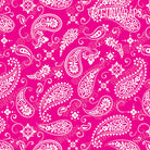 Bandana Magenta White Knife Gear Skin Vinyl Wrap