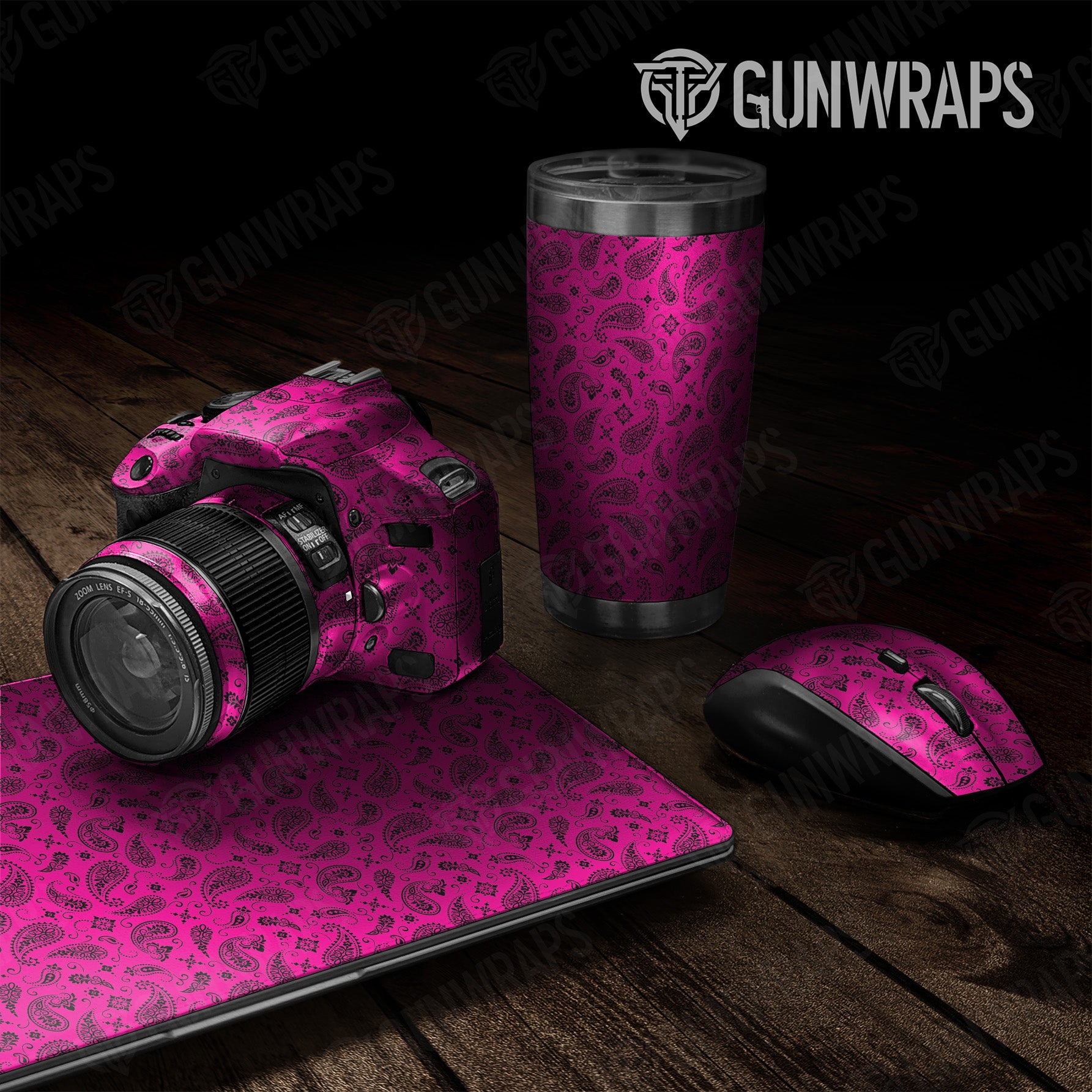 Bandana Magenta Black Universal Sheet 