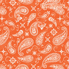 AR 15 Bandana Orange & White Gun Skin Pattern