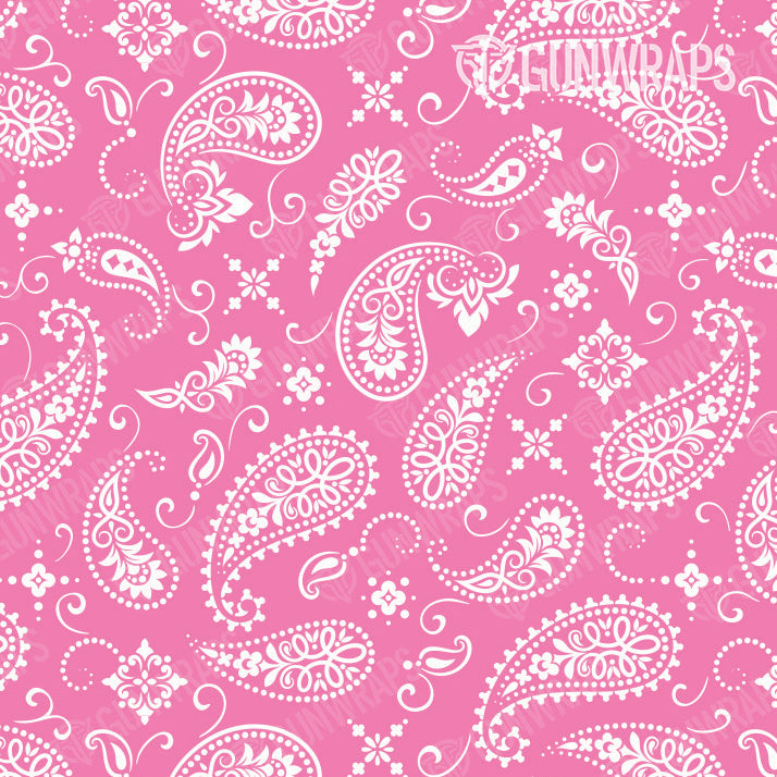 Scope Bandana Pink & White Gear Skin Pattern