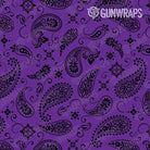 Bandana Purple Black Knife Gear Skin Vinyl Wrap