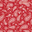 Rangefinder Bandana Red & White Gear Skin Pattern