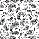 AR 15 Bandana White & Black Gun Skin Pattern