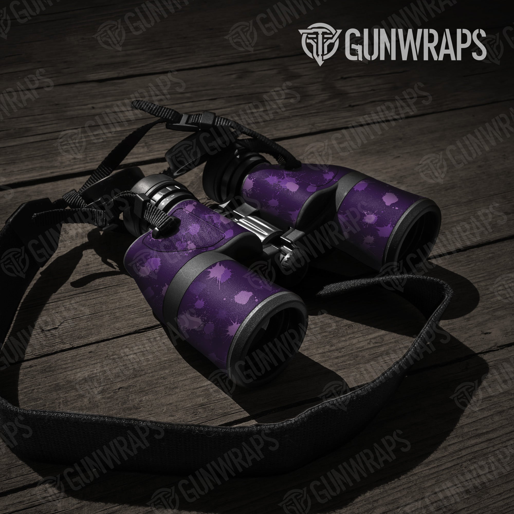 Binocular Paintball Elite Purple Gear Skin Vinyl Wrap