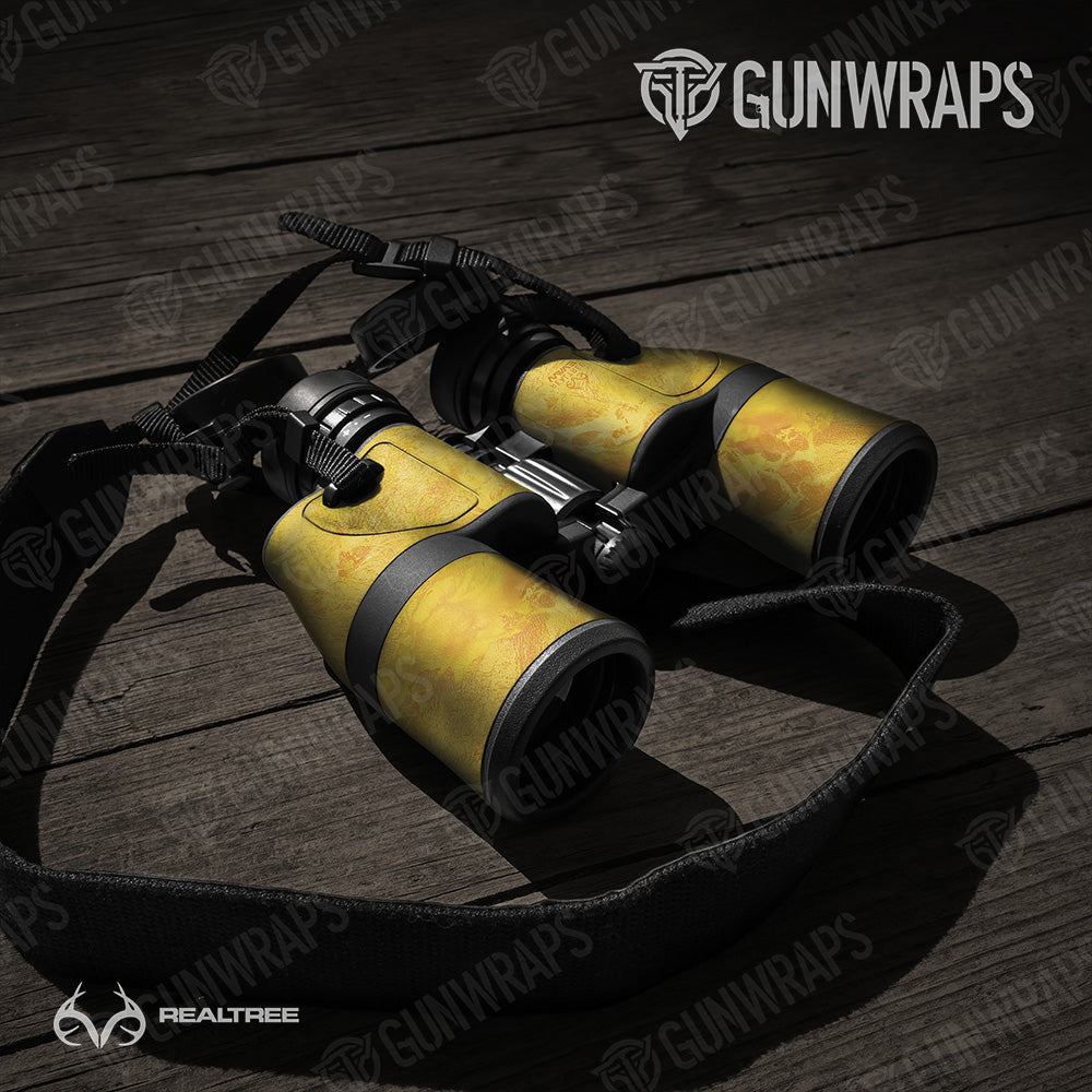 Binocular Realtree WAV3 Sunflower Camo Gun Skin Vinyl Wrap