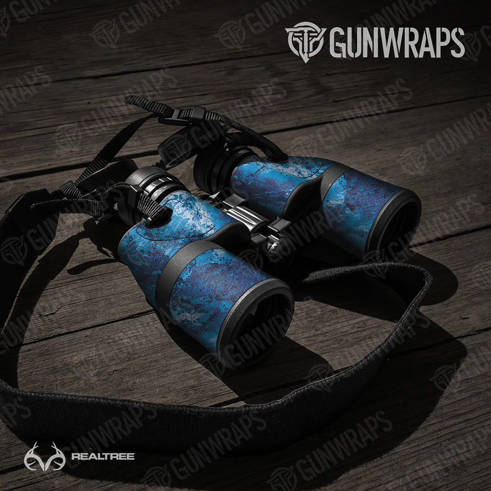 Binocular Realtree XTREME Dark Blue Camo Gun Skin Vinyl Wrap