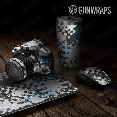 Broken Plaid Camo Universal Gear Skin Vinyl Wraps