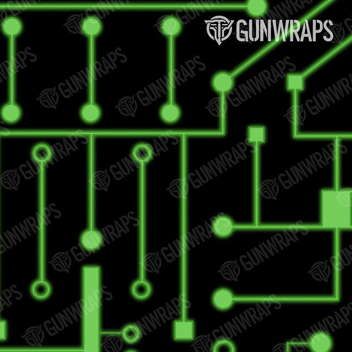 Rangefinder Circuit Board Green Gear Skin Pattern