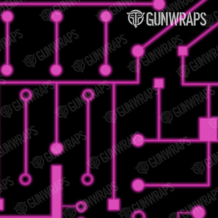 AR 15 Circuit Board Magenta Gun Skin Pattern