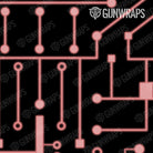 Tactical Circuit Board Pink Gun Skin Pattern