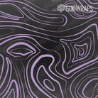 AR 15 Damascus Purple Gun Skin Pattern