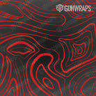 AR 15 Mag Damascus Red Gun Skin Pattern