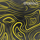 AR 15 Mag & Mag Well Damascus Yellow Gun Skin Pattern