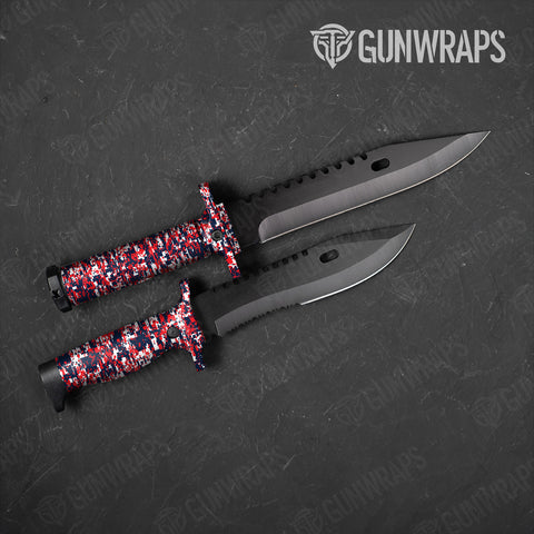 Digital Camo Knife Gear Skin Vinyl Wraps