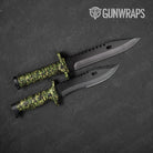 Digital Jungle Camo Knife Gear Skin Vinyl Wrap