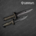 Digital Militant Blood Camo Knife Gear Skin Vinyl Wrap