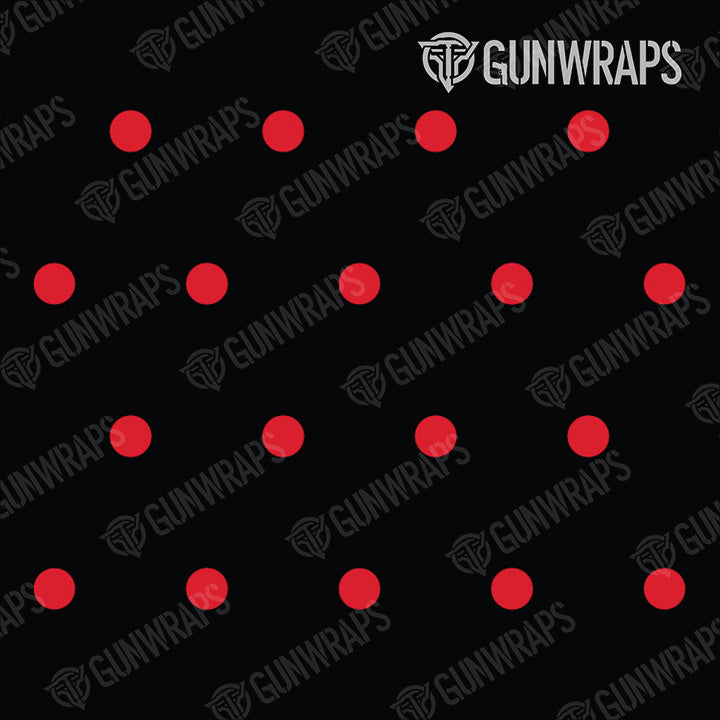 Universal Sheet Dotted Black Cherry Gun Skin Pattern