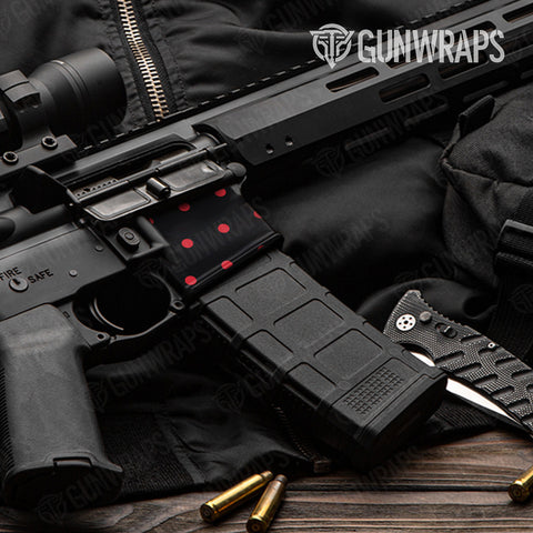 Dotted AR-15 Well Gun Skin Vinyl Wraps