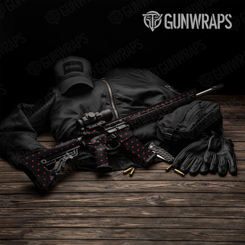 Dotted AR-15 Gun Skin Vinyl Wraps