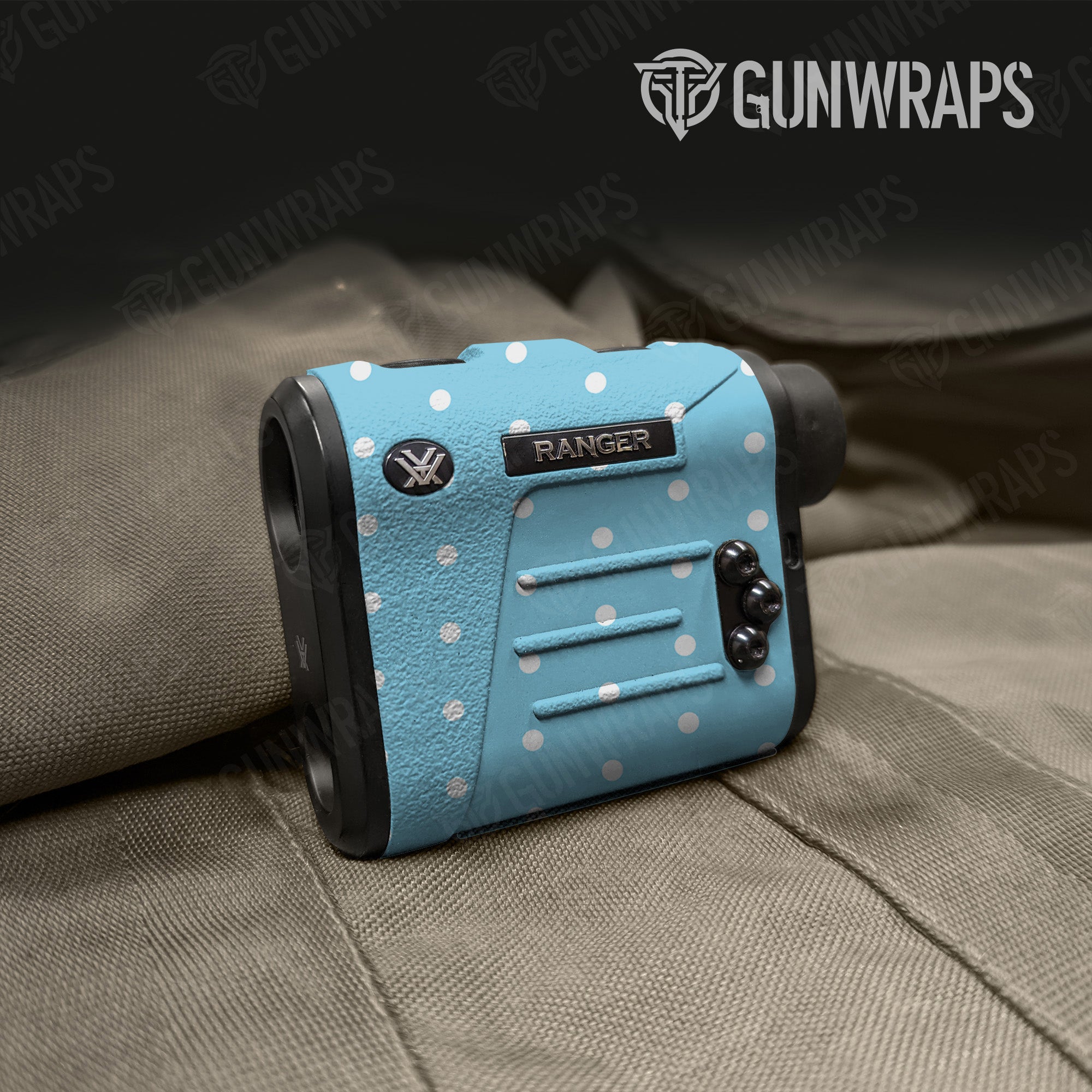 Rangefinder Dotted Blue Gun Skin Pattern