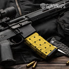 AR 15 Mag Dotted Sunflower Gun Skin Pattern