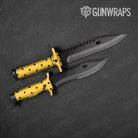 Knife Dotted Sunflower Gun Skin Pattern