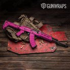 AK 47 Eclipse Camo Elite Magenta Gun Skin Pattern