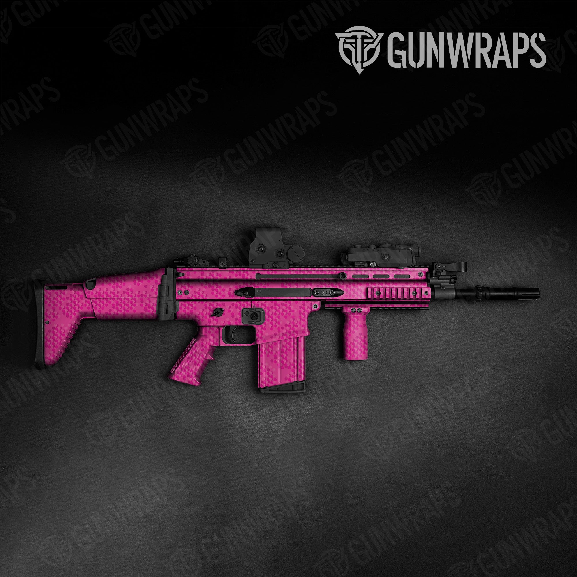 Tactical Eclipse Camo Elite Magenta Gun Skin Pattern