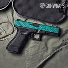 Pistol Slide Eclipse Camo Elite Tiffany Blue Gun Skin Pattern