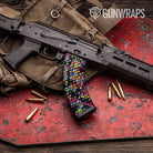 AK 47 Mag Eclipse Camo Multicolor Gun Skin Pattern