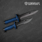 Knife Eclipse Camo Elite Blue Gun Skin Pattern