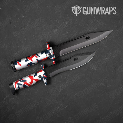 Erratic Camo Knife Gear Skin Vinyl Wraps