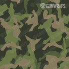 AK 47 Erratic Army Green Camo Gun Skin Pattern