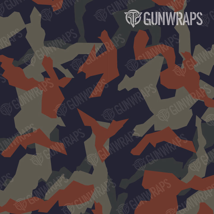 Scope Erratic Blue Copper Camo Gear Skin Pattern