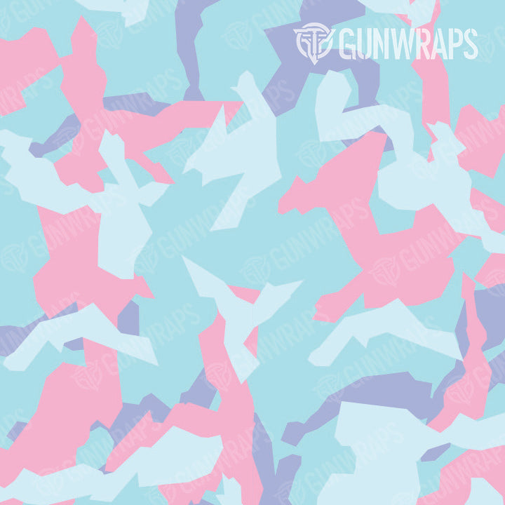 AR 15 Erratic Cotton Candy Camo Gun Skin Pattern