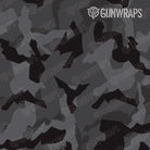 AR 15 Erratic Elite Black Camo Gun Skin Pattern