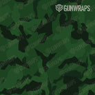 AR 15 Erratic Elite Green Camo Gun Skin Pattern